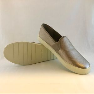 Vince Slip On Gold Sneakers, size 6 - NWT